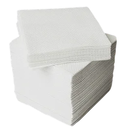 Салфетки бумажные (1-сл, белый цвет, ALVI, 100 шт/упак, 20 упак/кор)
