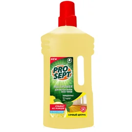 Средство (для поверхностей универсальное низкопенное, PROSEPT, Multipower, 1 л, 12 шт/упак, Сочный цитрус, концентрат (246-1))