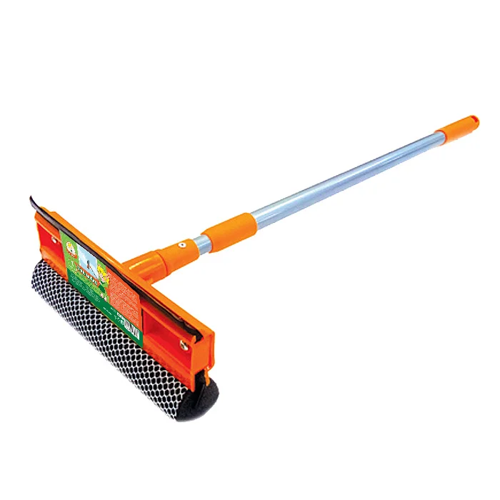 Окномойка (Умничка, с телескоп.ручкой, 20*120 см, оранжевый цвет, 50 шт/кор)