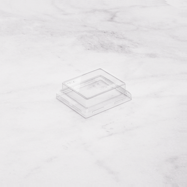 Крышка (1ЕА, пластик, OneClick Lid 250/20, прозрачный цвет, 85*100*20 мм, 50 шт/упак, 18 упак/кор, OClid250/20)