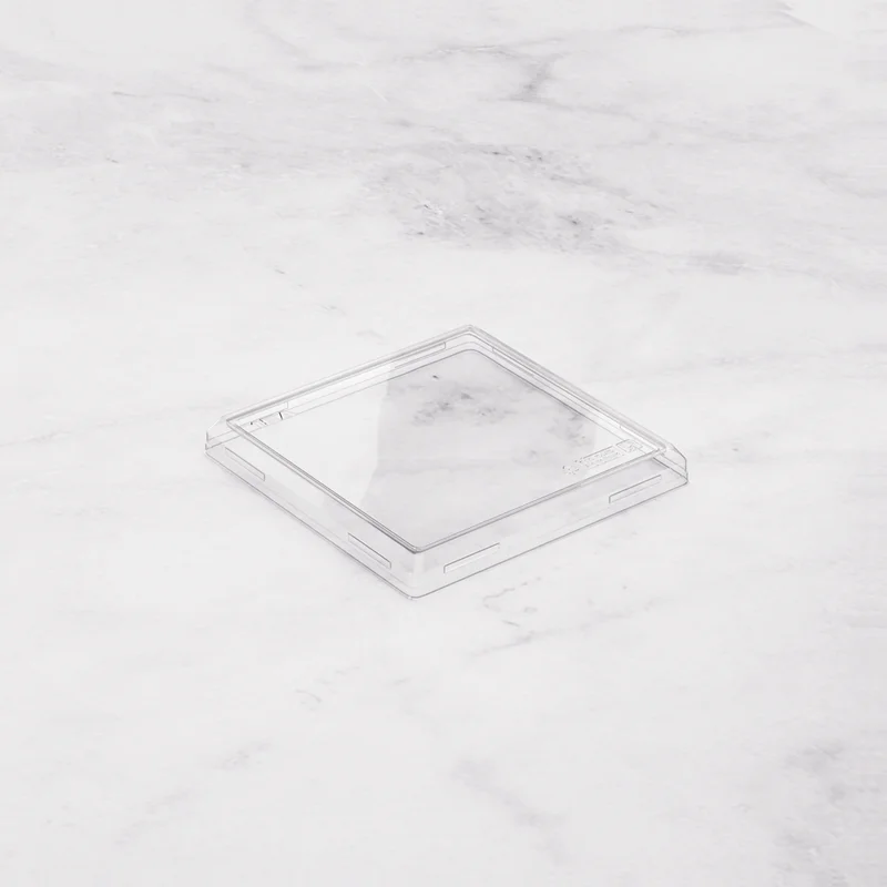 Крышка (1ЕА, пластик, OneСlick lid 550/0 , прозрачный цвет, 130*130*0 мм, 50 шт/упак, 8 упак/кор, OClid550/0)