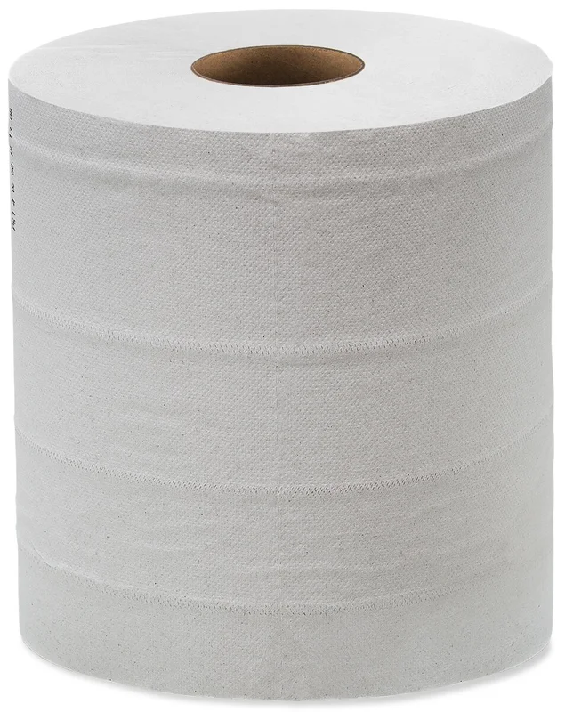 Полотенца бумажные (VEIRO, центральная вытяжка, 1-сл., КР105, белый цвет, 6 рул/упак)