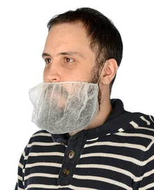 Набородник (одноразовый, 20г/м2, белый цвет, 100 шт/упак)