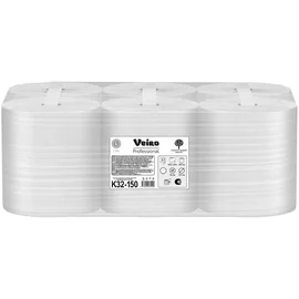 Полотенца бумажные (VEIRO, Professional Lite, 2-сл, 100% целлюлоза, K32-150, 2 рул/упак, 3 упак/спайка)