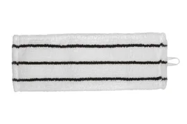 МОП микрофибра (40 см, карман-ухо, белый с абразивными черными полосками, арт. ГИ-020/13-09, 100 шт/кор)