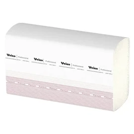 Полотенца бумажные (VEIRO, Z-сложение, 2-сл, 100% целлюлоза, KZ-303, 200 листов/упак, 21 упак/кор)