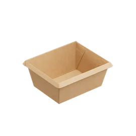 Контейнер (1ЕА, OneClick Bottom 250/b, без крышки, крафт, 250 мл,  85/100*65/85*45 мм, 50 шт/упак, 18 упак/кор, OCbot250/b)
