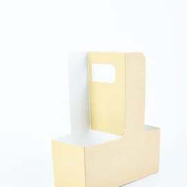 Упаковка (DoEco, CUP HOLDER, 160/80/80 мм, крафт, 50 шт/упак, 7 упак/кор)