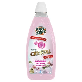 СМС (бальзам-кондиционер для белья, PROSEPT, Crystal Rinser Лепестки Сакуры, 2 л, 6 шт/кор, концентрат, (296-2))
