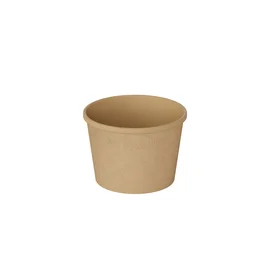 Контейнер (1ЕА, OneBowl UP bottom 380, без крышки, крафт, 380 мл, 77/102*72 мм, 25 шт/упак, 22 упак/кор, OBbot380)