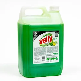 Средство (для мытья посуды, GraSS, Velly Premium лайм и мята, 5 кг, 4 шт/кор, 125425)