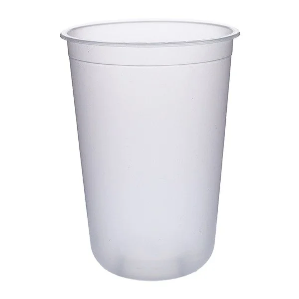 Стакан пластиковый (U-CUP, прозрачный цвет, 500 мл, матовый, 23 шт/упак, 24 упак/кор, СП500UП/552)