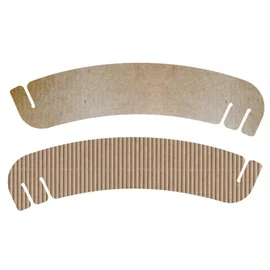 Упаковка (Кап-холдер для стакана универсальный двухслойный, бурый, 100 шт/упак, 18 упак/кор)(манжет для стакана))