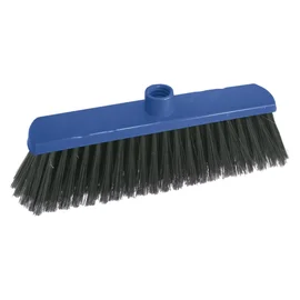 Щетка (пластик, подметальная, ЭЛИССА, 30 см, голубой цвет, 18 шт/кор)