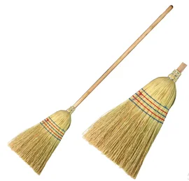 Веник (Сорго, с деревян. черенком, 25 шт/упак)