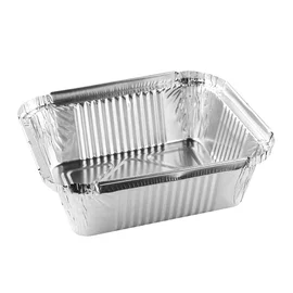 Форма алюминиевая (ГОРНИЦА, прямоуг, L-край, 450 мл,верх.вн. р-р 146*121*40 мм, дно 112*87 мм, 50 шт/упак, 24 уп/кор, (410-004))