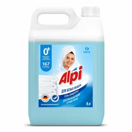 СМС (средство для стирки жидкое концентрированное, GraSS, ALPI white gel, 5 кг канистра, 4 шт/кор, (125187))