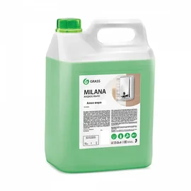 Мыло (жидкое крем-мыло, GraSS, Milana Алоэ вера, 5 кг, 4 шт/кор, 126605)