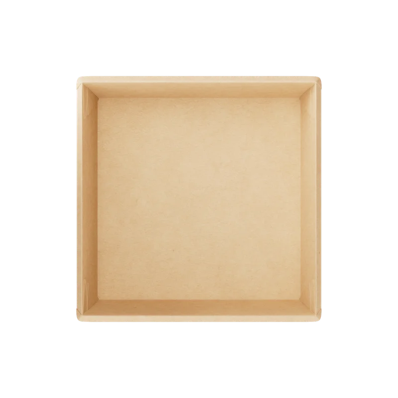 Контейнер (1ЕА, OneClick bottom 950/b, без крышки, крафт, 950 мл, 165/165*150/150*45 мм, 50 шт/упак, 6 упак/кор, OCbot950/b)