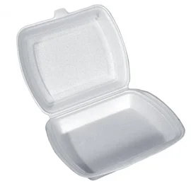 Ланч-бокс (LB-1 "A" авт, белый цвет, 100 шт/упак)