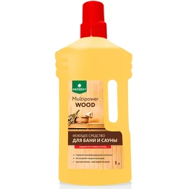 Средство (для бани и сауны, PROSEPT, Multipower Wood, 1 л, 12 шт/кор, концентрат, (267-1))