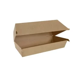 Упаковка (DoEco, HD Box, крафт, 215/75/40 мм, 50 шт/упак, 8 упак/кор)