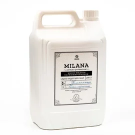 Мыло (жидкое парфюмированное, GraSS, Milana Perfume Professional, 5 кг канистра, (125710), 4 шт/кор)