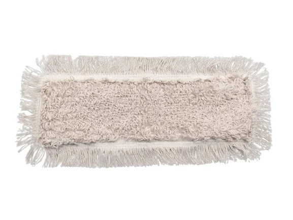 МОП Хлопок (40 см, петельный, карман-ухо, белый цвет, (4011/7), 25 шт/кор)