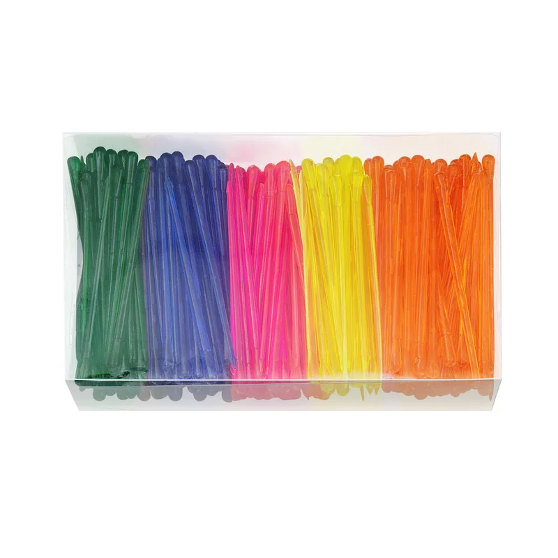 Пика (БУЛАВА, 85 мм, пластик, разноцветные, 400 шт/упак, 35 упак/кор, в ПВХ-упаковке, AVIORA 401-497)