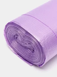 Мешки для мусора (ПНД, 35л, 50*60, фиолетовый цвет, 12 мкм, 30 шт/рул, 50 рул/кор, В)