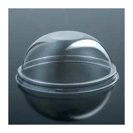 Крышка (Упакс-Юнити, для стаканов ПЭТ Шейкер, прозрачный цвет, D-95 мм, купольная без отверстия, 50 шт/упак, 20 упак/кор)