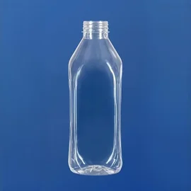 Бутылка (1,0 л прозрачная квадратная d=38, 50 шт/упак)